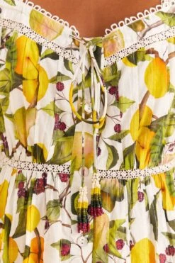 Farm Rio Off-white Fruit Orchard Mini Dress -Farm Rio Store 309184 05