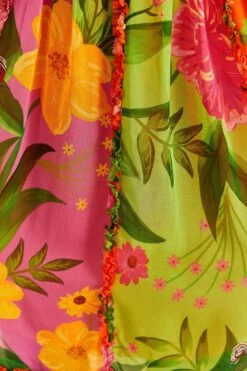 Farm Rio Mixed Romantic Garden Mini Dress -Farm Rio Store 309192 05