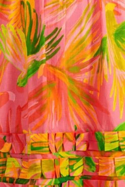 Farm Rio Mixed Painted Birds Mini Dress -Farm Rio Store 309193 05