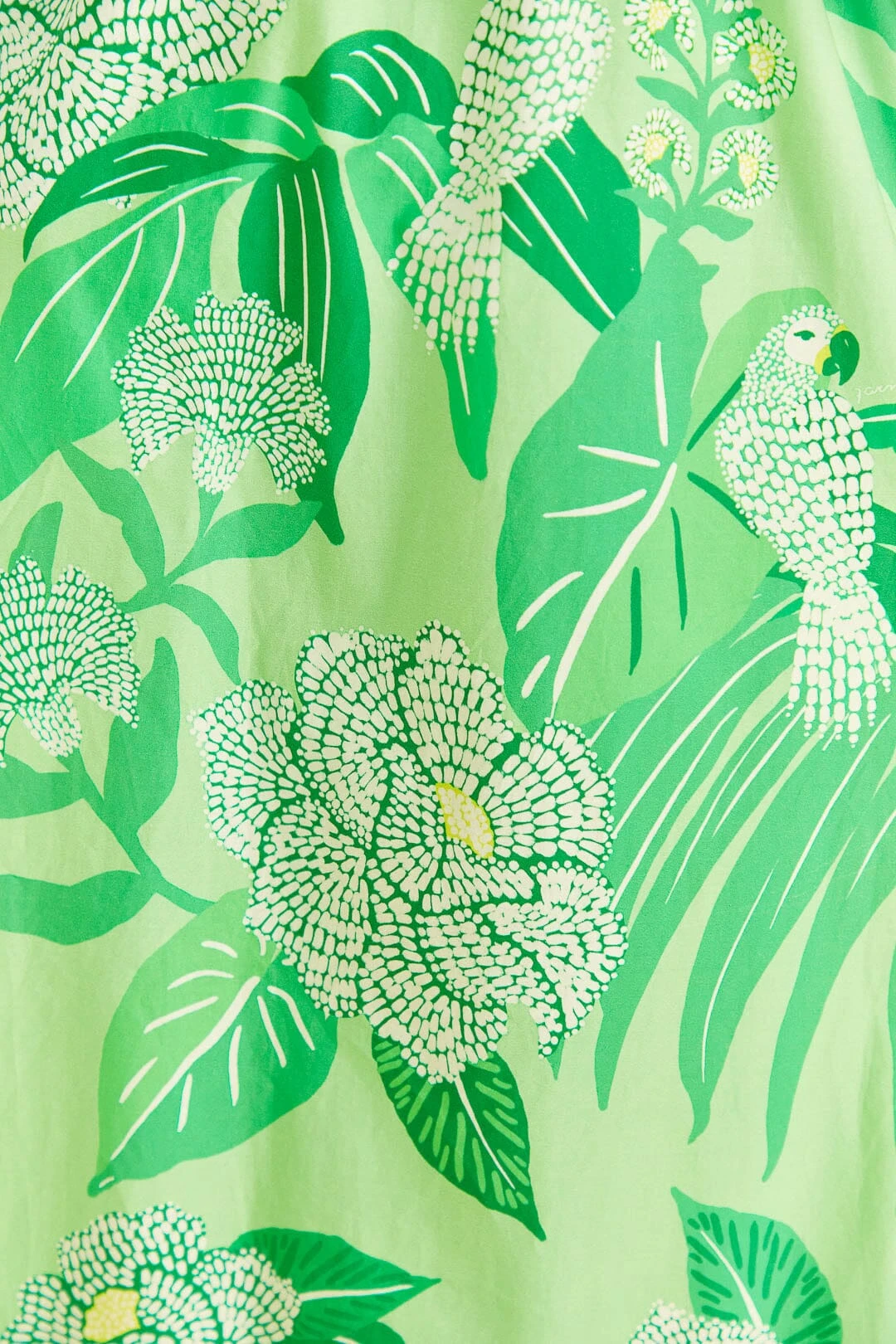 Farm Rio Green Dewdrop Floral Midi Dress 6 Farm Rio Green Dewdrop Floral Midi Dress - Image 4