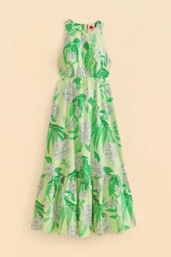 Farm Rio Green Dewdrop Floral Midi Dress 11 Farm Rio Green Dewdrop Floral Midi Dress -Farm Rio Store 309210 05
