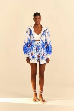 Farm Rio Off-White Jungle Chic Shorts -Farm Rio Store 309221 02