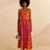 Farm Rio Orange Pineapple Love Cutwork Dress 1 Farm Rio Orange Pineapple Love Cutwork Dress -Farm Rio Store 309238 01