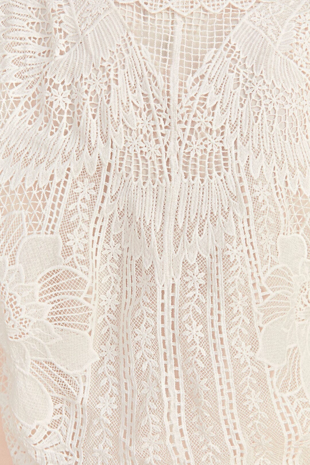 Farm Rio Off-White Guipure Collar Blouse 7 Farm Rio Off-White Guipure Collar Blouse - Image 5