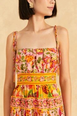 Farm Rio Mixed Fruits Paradise Midi Dress -Farm Rio Store 309292 03