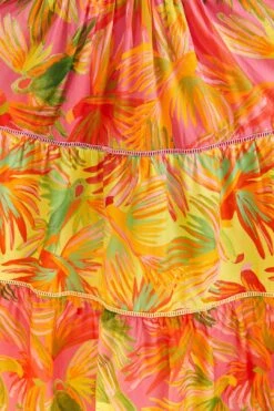 Farm Rio Mixed Painted Birds Maxi Dress -Farm Rio Store 309301 05