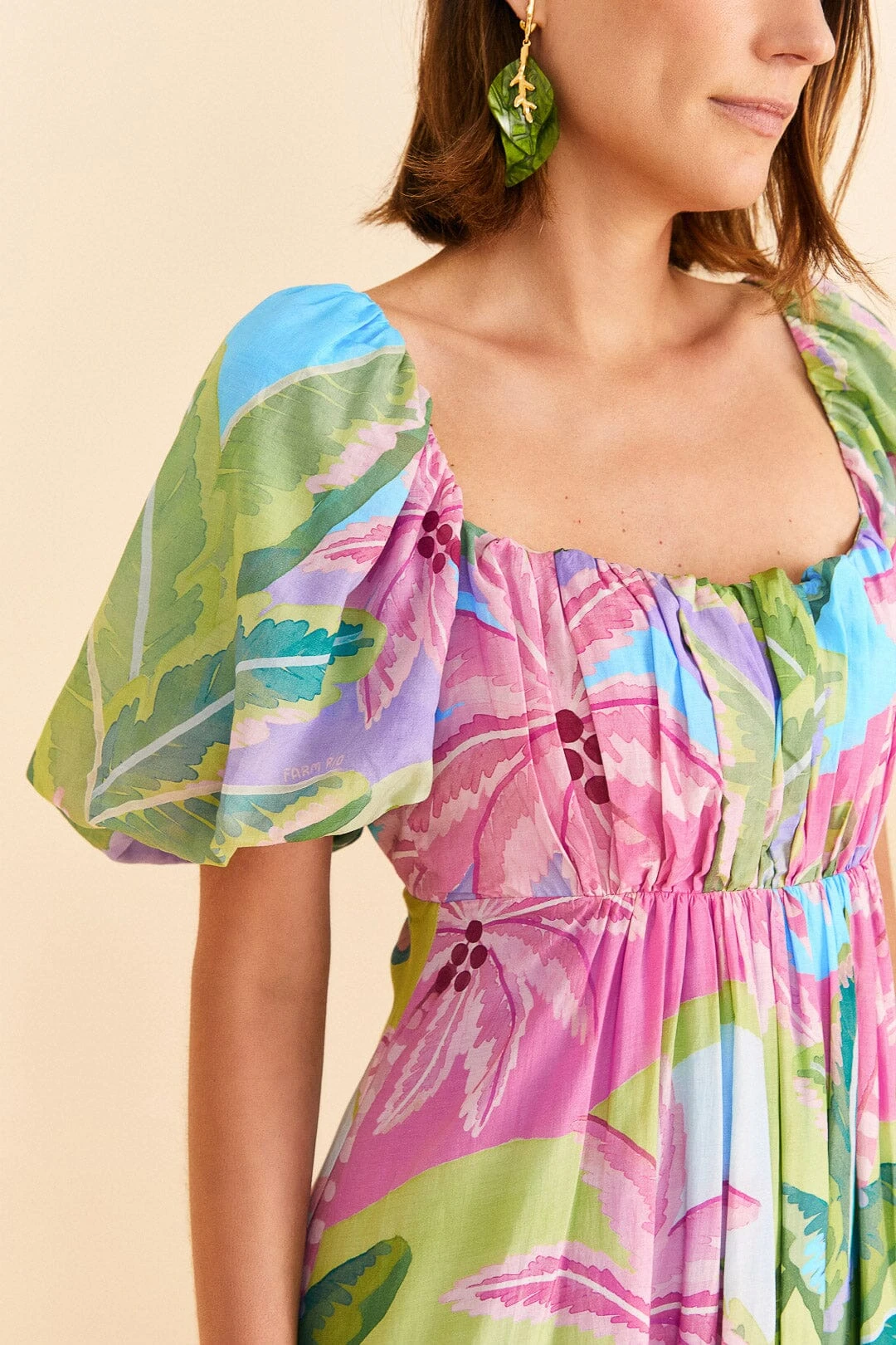 Farm Rio Beach Vibe Midi Dress 4 Farm Rio Beach Vibe Midi Dress - Image 2