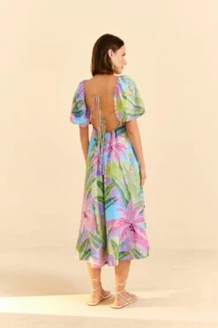 Farm Rio Beach Vibe Midi Dress 8 Farm Rio Beach Vibe Midi Dress -Farm Rio Store 309318 03