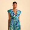 Farm Rio Green Jungle Panther Mini Dress 1 Farm Rio Green Jungle Panther Mini Dress -Farm Rio Store 309352 01