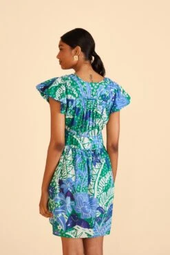 Farm Rio Green Jungle Panther Mini Dress 10 Farm Rio Green Jungle Panther Mini Dress -Farm Rio Store 309352 04