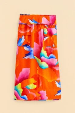 Farm Rio Red Ombre Chita Midi Skirt 13 Farm Rio Red Ombre Chita Midi Skirt -Farm Rio Store 309389 06