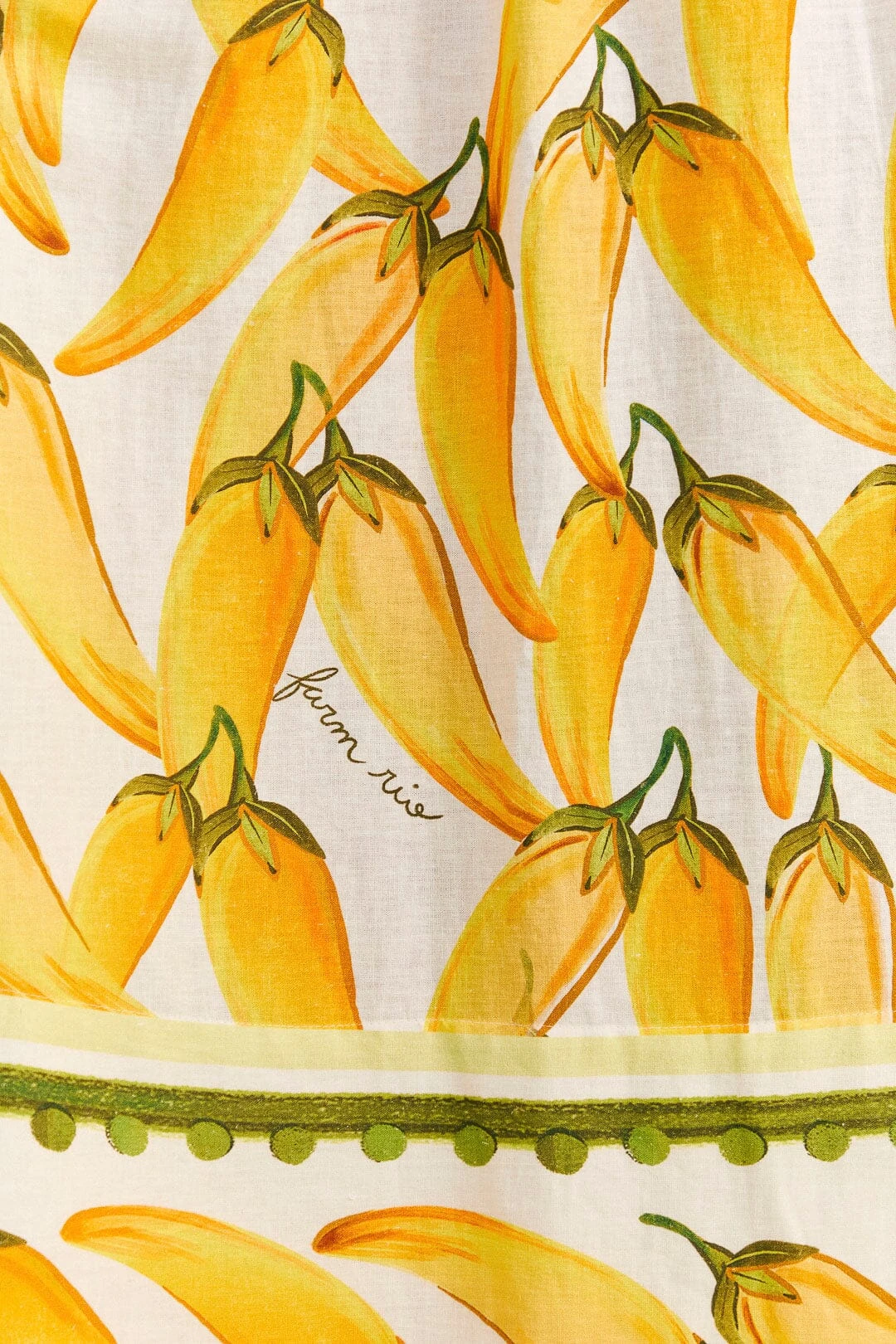 Farm Rio Off-White Peppers Maxi Skirt 7 Farm Rio Off-White Peppers Maxi Skirt - Image 5