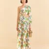 Farm Rio Tropical Paradise One Shoulder Midi Dress 2 Farm Rio Tropical Paradise One Shoulder Midi Dress -Farm Rio Store 309497 01