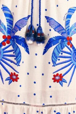 Farm Rio Off-White Jungle Chic Midi Dress 12 Farm Rio Off-White Jungle Chic Midi Dress -Farm Rio Store 309509 05