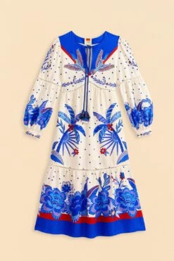 Farm Rio Off-White Jungle Chic Midi Dress 13 Farm Rio Off-White Jungle Chic Midi Dress -Farm Rio Store 309509 06