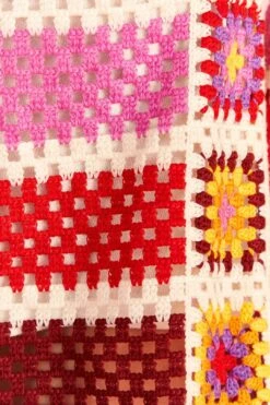 Farm Rio Mixed Crochet Stripes Shorts -Farm Rio Store 309542 05