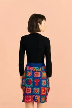 Farm Rio Crochet Icons Sweater Skirt -Farm Rio Store 309564 04