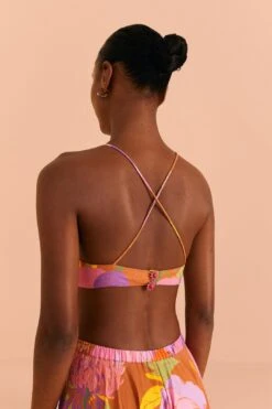 Farm Rio Embroidered Flower Top Maxi Dress -Farm Rio Store 309596 05