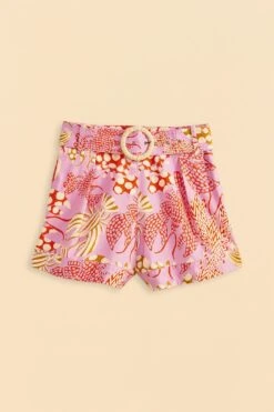 Farm Rio Pink Mixed Lobsters Shorts -Farm Rio Store 309611 06