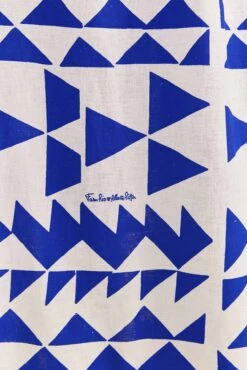 Farm Rio Off-White Pitta Tiles One-Shoulder Maxi Dress -Farm Rio Store 310650 05