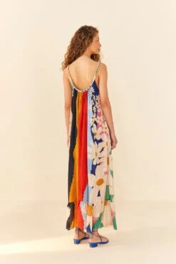 Farm Rio Super Fun Daisy Maxi Dress -Farm Rio Store 311363 04