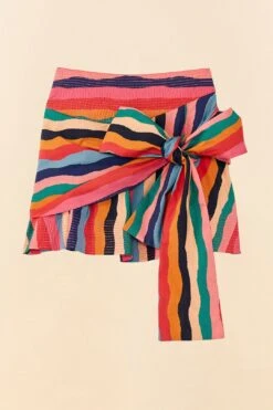 Farm Rio Super Fun Stripes Organic Cotton Mini Skirt 13 Farm Rio Super Fun Stripes Organic Cotton Mini Skirt -Farm Rio Store 311364 06