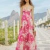 Pink Tropical Groove Maxi Dress -Farm Rio Store 311532 01