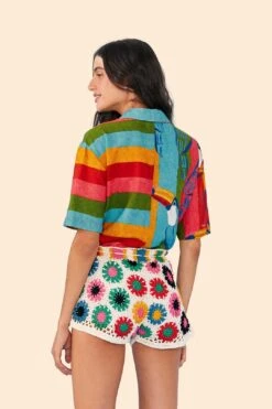 Farm Rio Multi Circles Crochet Shorts -Farm Rio Store 311562 03