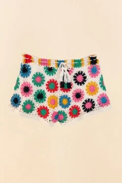 Farm Rio Multi Circles Crochet Shorts -Farm Rio Store 311562 06