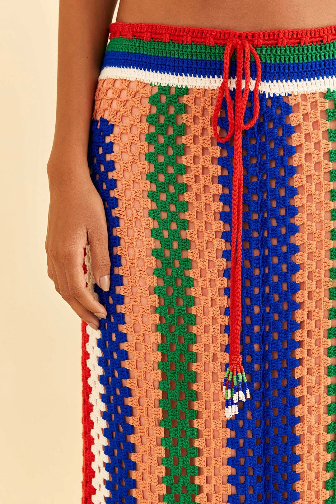 Farm Rio Pitta Crochet Skirt 8 Farm Rio Pitta Crochet Skirt - Image 6