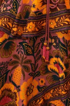 Farm Rio Blush Garden Bloom Maxi Dress -Farm Rio Store 312002 06