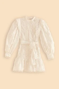 Farm Rio Off-White 3d Flower Pleated Mini Dress 19 Farm Rio Off-White 3d Flower Pleated Mini Dress -Farm Rio Store 312366 09