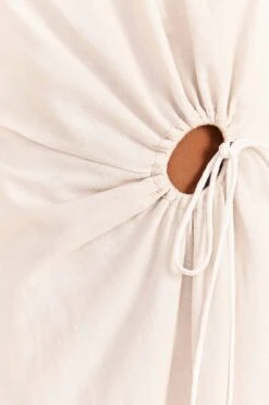 Farm Rio Off-White Richelieu Cut Out Midi Dress -Farm Rio Store 313595 04