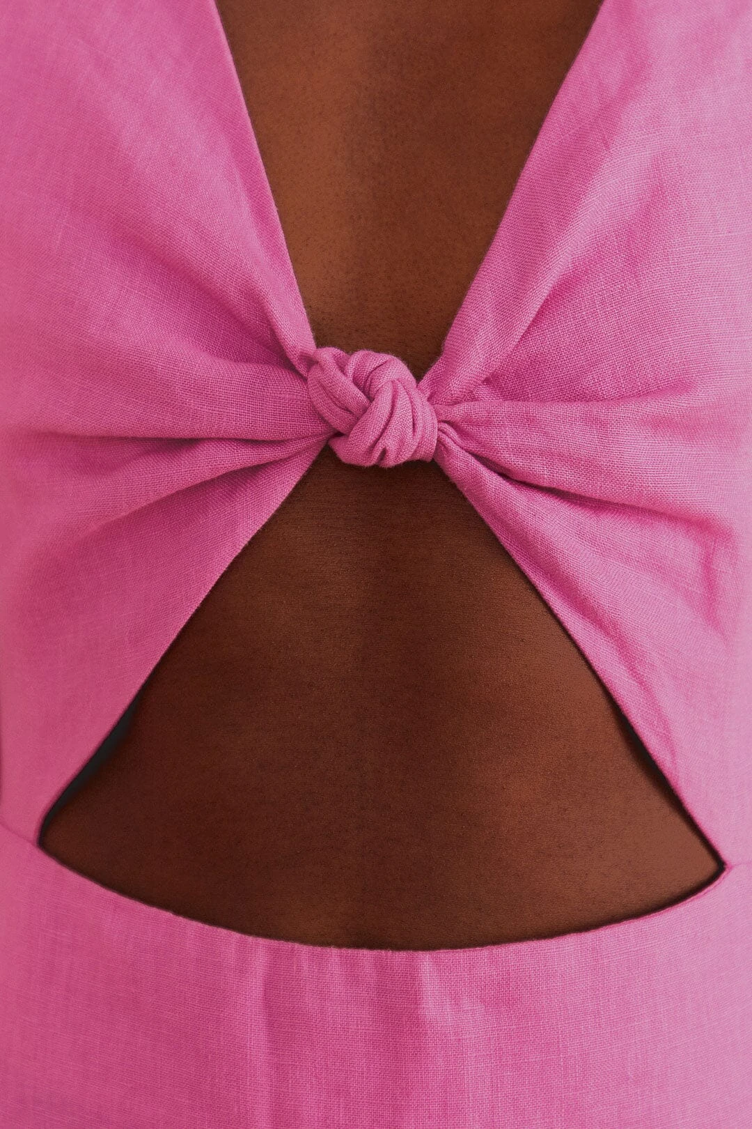 Farm Rio Pink Cut Out Short Sleeve Midi Dress 7 Farm Rio Pink Cut Out Short Sleeve Midi Dress - Image 5