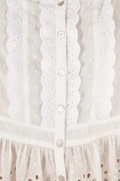 Farm Rio Off-White Laces Blouse -Farm Rio Store 313617 03