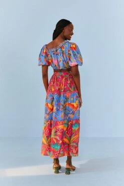 Farm Rio Macaw Party Mix Maxi Skirt 11 Farm Rio Macaw Party Mix Maxi Skirt -Farm Rio Store 313623 04