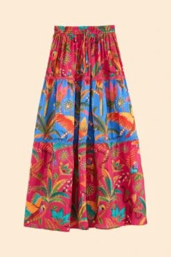 Farm Rio Macaw Party Mix Maxi Skirt 13 Farm Rio Macaw Party Mix Maxi Skirt -Farm Rio Store 313623 06