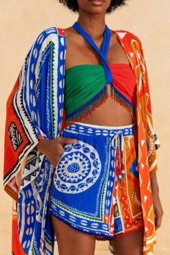 Farm Rio Off-White Pitta Colors Shorts -Farm Rio Store 313676 03