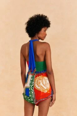 Farm Rio Off-White Pitta Colors Shorts -Farm Rio Store 313676 04