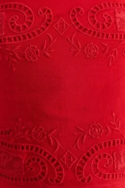 Farm Rio Red Lace Blouse -Farm Rio Store 313682 05