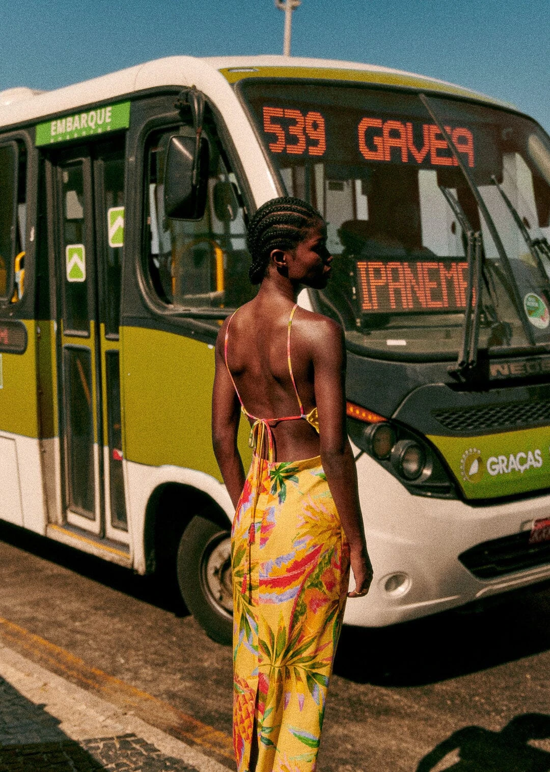 Farm Rio Summer Forest Yellow Burna Midi Dress 7 Farm Rio Summer Forest Yellow Burna Midi Dress - Image 5