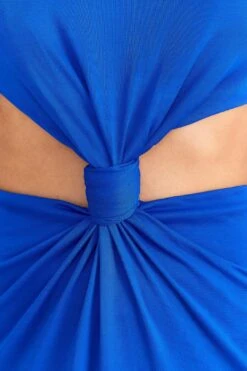 Farm Rio Blue Knot Cut Out Maxi Dress 11 Farm Rio Blue Knot Cut Out Maxi Dress -Farm Rio Store 314099 05