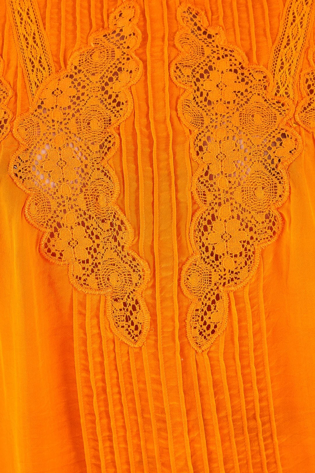 Farm Rio Orange Lace Blouse 7 Farm Rio Orange Lace Blouse - Image 5