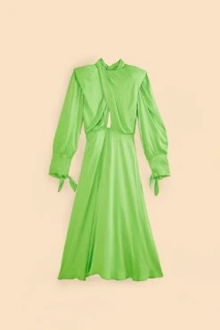Farm Rio Lime Shoulder Pads Maxi Dress 13 Farm Rio Lime Shoulder Pads Maxi Dress -Farm Rio Store 314476 06
