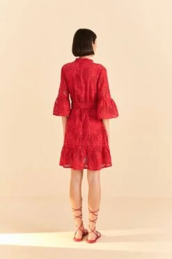 Farm Rio Red Palm Tree Mini Dress 10 Farm Rio Red Palm Tree Mini Dress -Farm Rio Store 314488 04