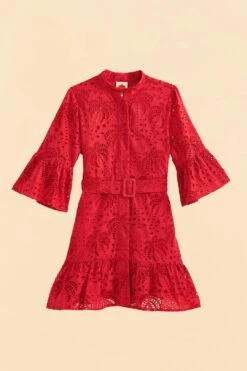 Farm Rio Red Palm Tree Mini Dress 12 Farm Rio Red Palm Tree Mini Dress -Farm Rio Store 314488 06