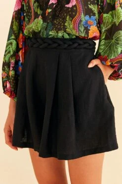 Farm Rio Black Shorts 9 Farm Rio Black Shorts -Farm Rio Store 314513 03