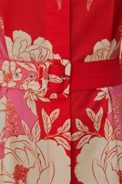 Farm Rio Pink Soft Garden Short Sleeve Mini Dress -Farm Rio Store 315959 06