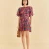 Farm Rio Blush Floral Birds Mini Dress 2 Farm Rio Blush Floral Birds Mini Dress -Farm Rio Store 318135 01
