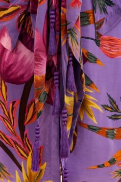 Farm Rio Purple Maxi Flowers Maxi Dress 15 Farm Rio Purple Maxi Flowers Maxi Dress -Farm Rio Store 318178 07